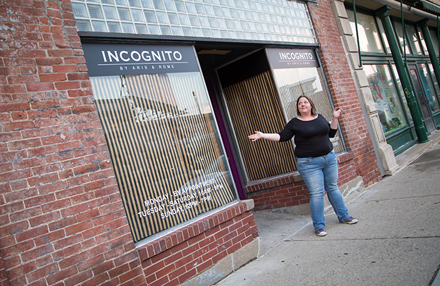 Incognito, vinyl decals, signs, graphics, Broad Ripple